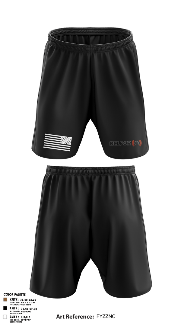Athletic Shorts With Pockets, Belfor, , Teamtime, Team time, sublimation, custom sports apparel, team uniforms, spirit wear, spiritwear, sports uniforms, custom shirts, team store, custom team store, fundraiser sports, apparel fundraiser