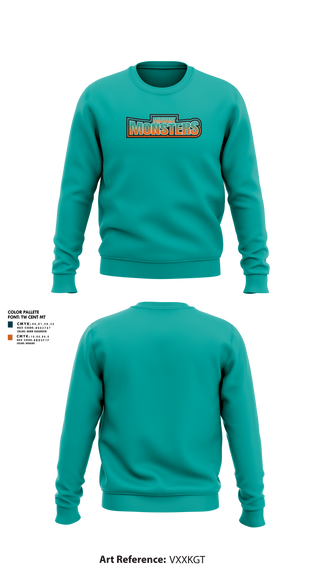 Crew Neck Sweatshirt, Midwest Monsters, Men's Basketball, Teamtime, Team time, sublimation, custom sports apparel, team uniforms, spirit wear, spiritwear, sports uniforms, custom shirts, team store, custom team store, fundraiser sports, apparel fundraiser