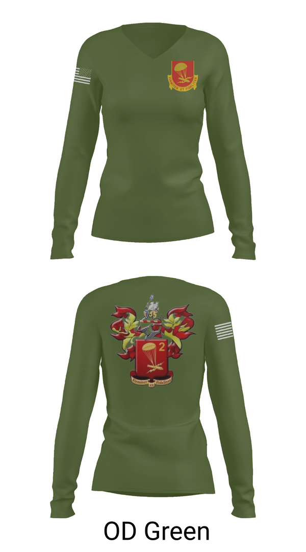 Womens Long Sleeve Vneck Shirt, 2-377 PFAR, Army, Teamtime, Team time, sublimation, custom sports apparel, team uniforms, spirit wear, spiritwear, sports uniforms, custom shirts, team store, custom team store, fundraiser sports, apparel fundraiser