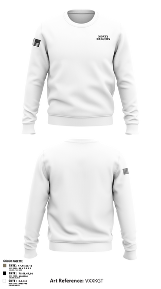 Crew Neck Sweatshirt, MONEY BADGERS, , Teamtime, Team time, sublimation, custom sports apparel, team uniforms, spirit wear, spiritwear, sports uniforms, custom shirts, team store, custom team store, fundraiser sports, apparel fundraiser