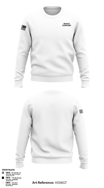 MONEY BADGERS 16296206 Crew Neck Sweatshirt - 2