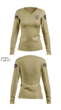 fallon-army-recruiting-station Women's Long Sleeve V-neck Shirt - 8