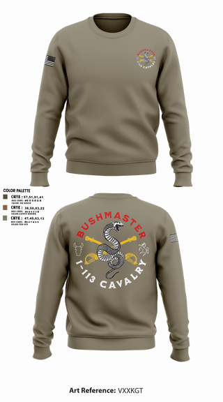 Crew Neck Sweatshirt, 1-113 Calvary, , Teamtime, Team time, sublimation, custom sports apparel, team uniforms, spirit wear, spiritwear, sports uniforms, custom shirts, team store, custom team store, fundraiser sports, apparel fundraiser