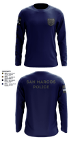 San Marcos Police Drone Unit 43960495 Long Sleeve Performance Shirt 17