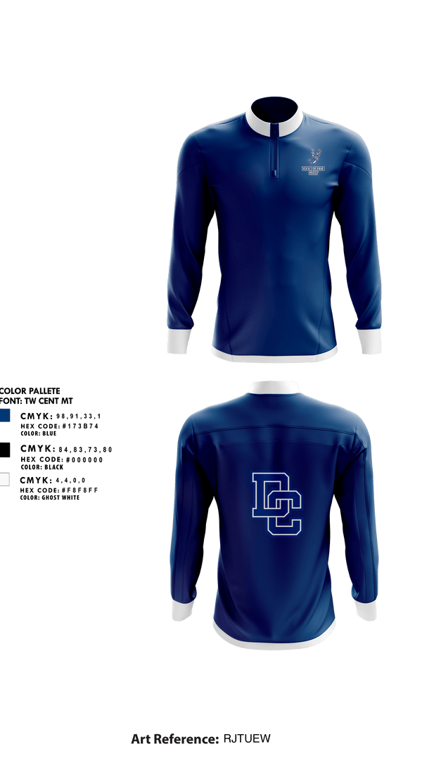 Quarter Zip Jacket, Deer Creek Antlers, Golf, Teamtime, Team time, sublimation, custom sports apparel, team uniforms, spirit wear, spiritwear, sports uniforms, custom shirts, team store, custom team store, fundraiser sports, apparel fundraiser