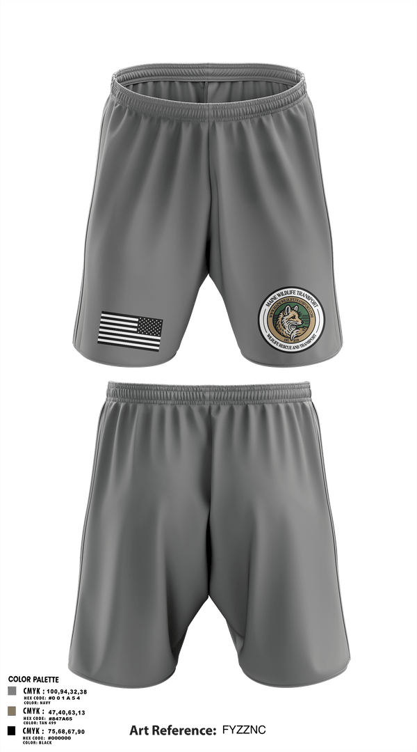 Athletic Shorts With Pockets, Maine Wildlife Transport, , Teamtime, Team time, sublimation, custom sports apparel, team uniforms, spirit wear, spiritwear, sports uniforms, custom shirts, team store, custom team store, fundraiser sports, apparel fundraiser