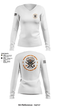 1/1 54829622 Women's Long Sleeve V-neck Shirt - 2
