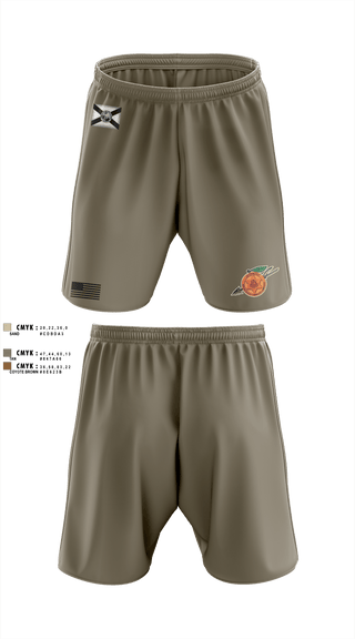 Athletic Shorts With Pockets, Seminole / Orange Crew, , Teamtime, Team time, sublimation, custom sports apparel, team uniforms, spirit wear, spiritwear, sports uniforms, custom shirts, team store, custom team store, fundraiser sports, apparel fundraiser