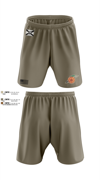 Seminole / Orange Crew 64181278 Athletic Shorts With Pockets - 6