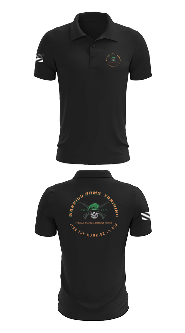 Short Sleeve Performance Polo, Warrior Arms Training, , Teamtime, Team time, sublimation, custom sports apparel, team uniforms, spirit wear, spiritwear, sports uniforms, custom shirts, team store, custom team store, fundraiser sports, apparel fundraiser