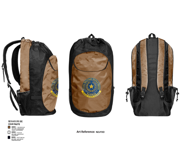 Gear Bag, 2BN, 3BDE TXSG, , Teamtime, Team time, sublimation, custom sports apparel, team uniforms, spirit wear, spiritwear, sports uniforms, custom shirts, team store, custom team store, fundraiser sports, apparel fundraiser