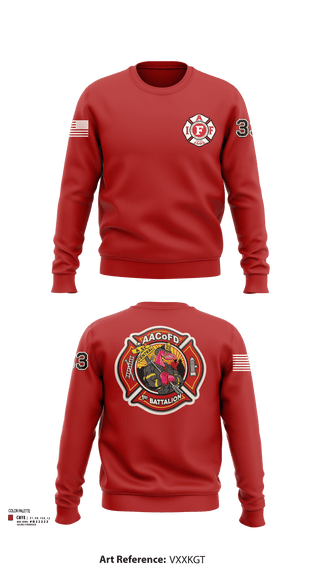 Crew Neck Sweatshirt, Glen Burnie, Fire Department, Teamtime, Team time, sublimation, custom sports apparel, team uniforms, spirit wear, spiritwear, sports uniforms, custom shirts, team store, custom team store, fundraiser sports, apparel fundraiser