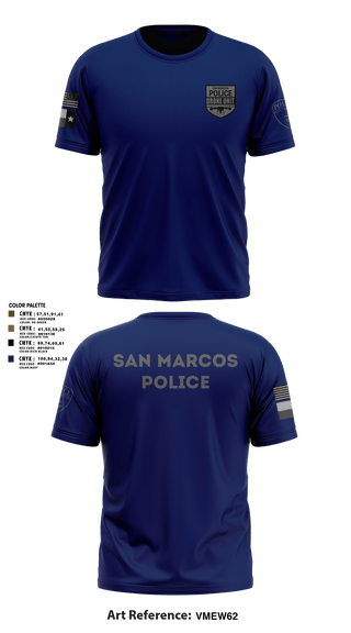 Short Sleeve Performance Shirt, San Marcos Police Drone Unit, Police, Teamtime, Team time, sublimation, custom sports apparel, team uniforms, spirit wear, spiritwear, sports uniforms, custom shirts, team store, custom team store, fundraiser sports, apparel fundraiser