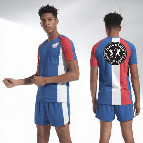 Athletic Shorts With Pockets, Blue comets, Track & Field, Teamtime, Team time, sublimation, custom sports apparel, team uniforms, spirit wear, spiritwear, sports uniforms, custom shirts, team store, custom team store, fundraiser sports, apparel fundraiser