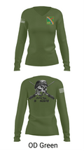 1st Battalion 69th Infantry Regiment 40459574 Women's Long Sleeve V-neck Shirt - 57