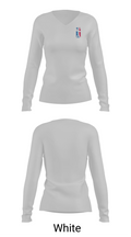 Greer Christian Basketball Association 68399943 Women's Long Sleeve V-neck Shirt - 16