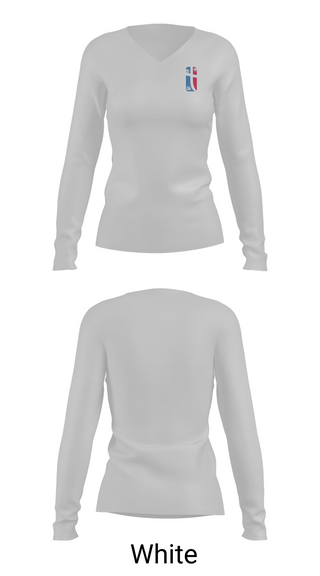 Womens Long Sleeve Vneck Shirt, Greer Christian Basketball Association, Men's Basketball, Teamtime, Team time, sublimation, custom sports apparel, team uniforms, spirit wear, spiritwear, sports uniforms, custom shirts, team store, custom team store, fundraiser sports, apparel fundraiser