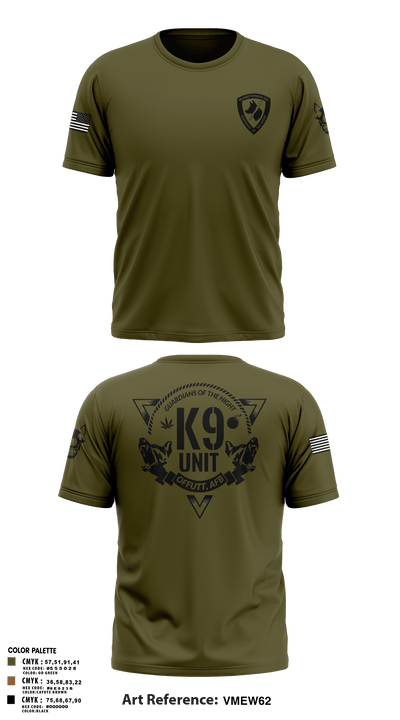 Guardians of the Night 82205307 Short Sleeve Performance Shirt - 105
