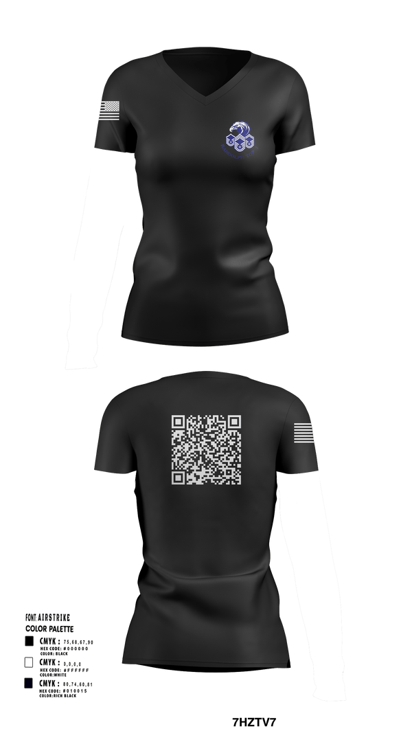 Womens Short Sleeve Vneck Shirt, Randolph AFB Top III, , Teamtime, Team time, sublimation, custom sports apparel, team uniforms, spirit wear, spiritwear, sports uniforms, custom shirts, team store, custom team store, fundraiser sports, apparel fundraiser