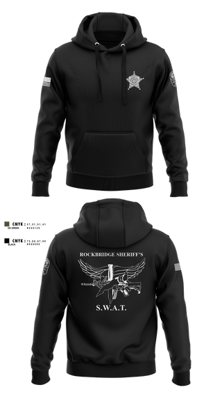 Hoodie, Rockbridge County SWAT, , Teamtime, Team time, sublimation, custom sports apparel, team uniforms, spirit wear, spiritwear, sports uniforms, custom shirts, team store, custom team store, fundraiser sports, apparel fundraiser