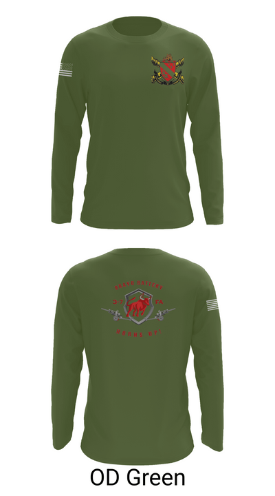 Bravo Battery 3-7 FA 34354529 Long Sleeve Performance Shirt 46