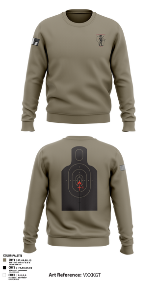 Crew Neck Sweatshirt, WIARNG Marksmanship, , Teamtime, Team time, sublimation, custom sports apparel, team uniforms, spirit wear, spiritwear, sports uniforms, custom shirts, team store, custom team store, fundraiser sports, apparel fundraiser