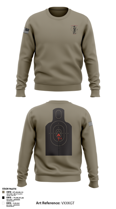 WIARNG Marksmanship 12854544 Crew Neck Sweatshirt - 111