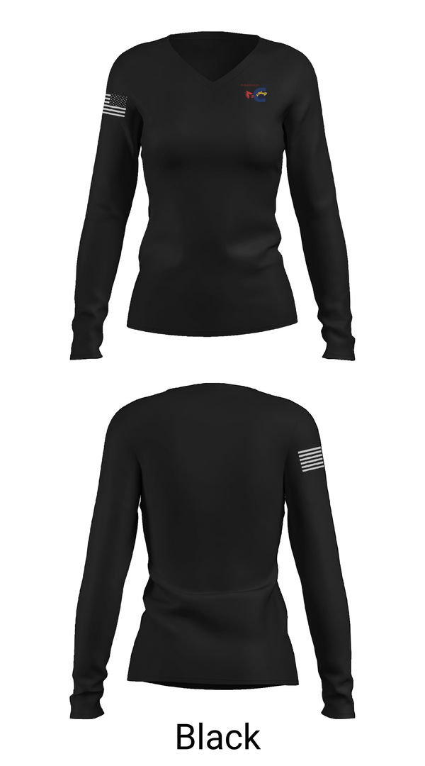 Womens Long Sleeve Vneck Shirt, Forreston High School Track and Field, Track & Field, Teamtime, Team time, sublimation, custom sports apparel, team uniforms, spirit wear, spiritwear, sports uniforms, custom shirts, team store, custom team store, fundraiser sports, apparel fundraiser