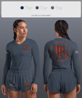 B Shift 39369935 Women's Long Sleeve V-neck Shirt - 14