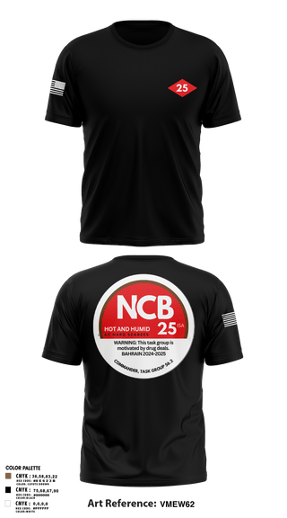 Old School Cotton Feel Shirt, NMCB 25 CTG 56.2, Navy, Teamtime, Team time, sublimation, custom sports apparel, team uniforms, spirit wear, spiritwear, sports uniforms, custom shirts, team store, custom team store, fundraiser sports, apparel fundraiser