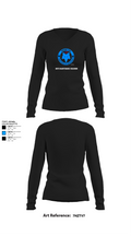 169th Maintenance Squadron 8743649 Women's Long Sleeve V-neck Shirt - 22
