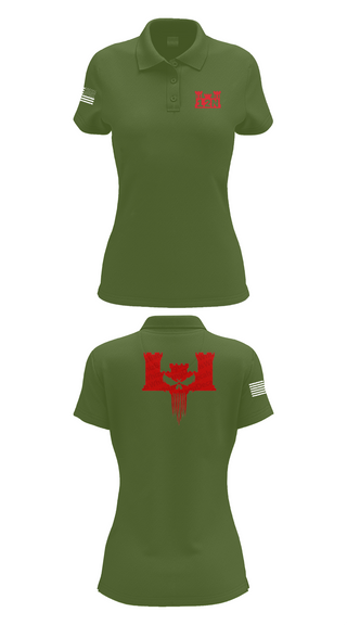 Womens Short Sleeve Performance Polo, A co 578th BEB, , Teamtime, Team time, sublimation, custom sports apparel, team uniforms, spirit wear, spiritwear, sports uniforms, custom shirts, team store, custom team store, fundraiser sports, apparel fundraiser