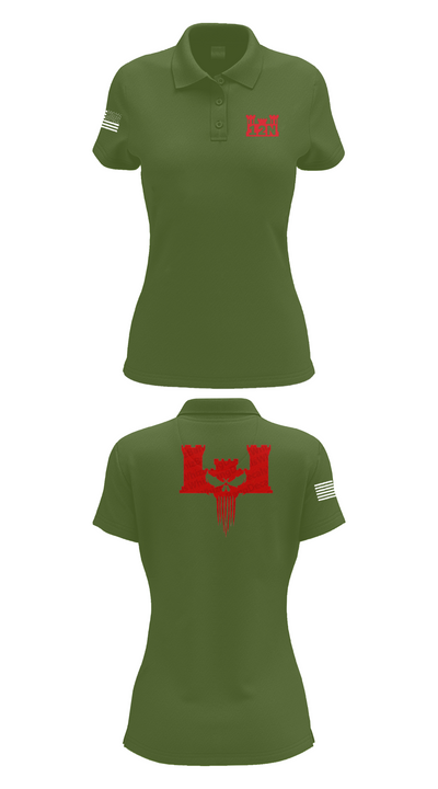 A co 578th BEB 4198260 Women's Short Sleeve Performance Polo  - 52