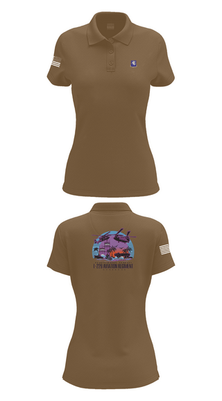 Womens Short Sleeve Performance Polo, 1-228 HHC Phantoms, , Teamtime, Team time, sublimation, custom sports apparel, team uniforms, spirit wear, spiritwear, sports uniforms, custom shirts, team store, custom team store, fundraiser sports, apparel fundraiser