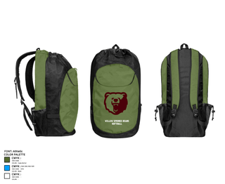 Gear Bag, Willow Springs Bears Softball, Softball, Teamtime, Team time, sublimation, custom sports apparel, team uniforms, spirit wear, spiritwear, sports uniforms, custom shirts, team store, custom team store, fundraiser sports, apparel fundraiser