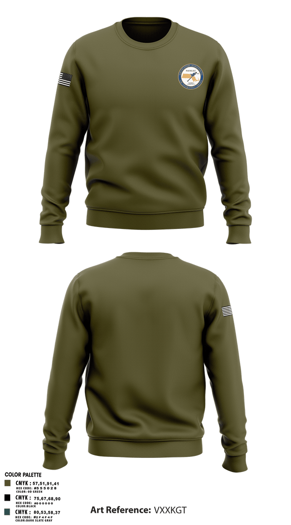 Crew Neck Sweatshirt, NEMLEC, , Teamtime, Team time, sublimation, custom sports apparel, team uniforms, spirit wear, spiritwear, sports uniforms, custom shirts, team store, custom team store, fundraiser sports, apparel fundraiser