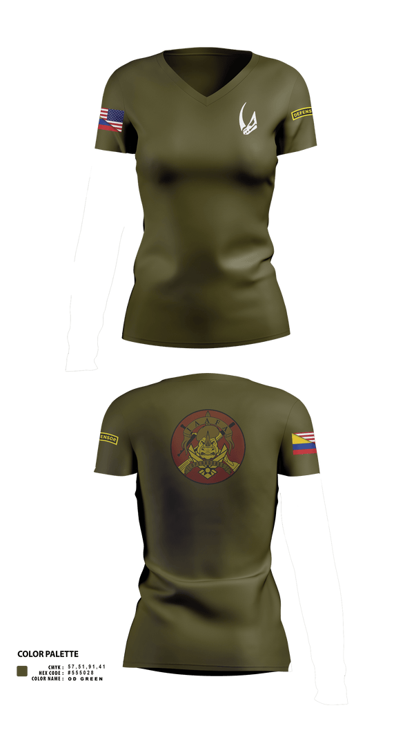 Womens Short Sleeve Vneck Shirt, 837 TRS Rhinos, Air Force, Teamtime, Team time, sublimation, custom sports apparel, team uniforms, spirit wear, spiritwear, sports uniforms, custom shirts, team store, custom team store, fundraiser sports, apparel fundraiser