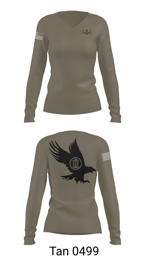 Womens Long Sleeve Vneck Shirt, MVIM Level 3, , Teamtime, Team time, sublimation, custom sports apparel, team uniforms, spirit wear, spiritwear, sports uniforms, custom shirts, team store, custom team store, fundraiser sports, apparel fundraiser