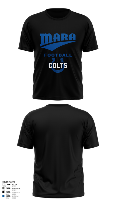 Mara Colts Short Sleeve Performance Shirt - 11