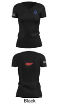 Pershing Rifles Troop L-1 10347059 Women's Short Sleeve V-neck Shirt - 28