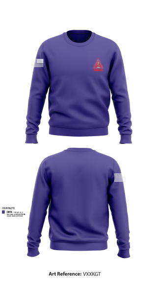 Crew Neck Sweatshirt, Recruiting and Retention Battalion, , Teamtime, Team time, sublimation, custom sports apparel, team uniforms, spirit wear, spiritwear, sports uniforms, custom shirts, team store, custom team store, fundraiser sports, apparel fundraiser