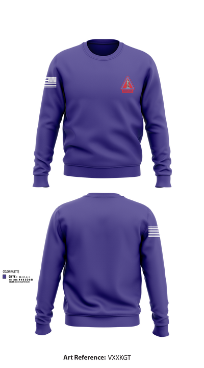 Recruiting and Retention Battalion 2441772 Crew Neck Sweatshirt - 103