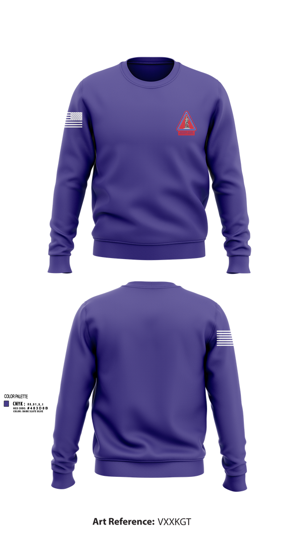 Crew Neck Sweatshirt, Recruiting and Retention Battalion, , Teamtime, Team time, sublimation, custom sports apparel, team uniforms, spirit wear, spiritwear, sports uniforms, custom shirts, team store, custom team store, fundraiser sports, apparel fundraiser