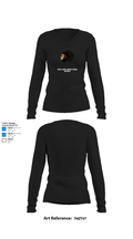 Social Circle Middle School Softball 28637906 Women's Long Sleeve V-neck Shirt - 34