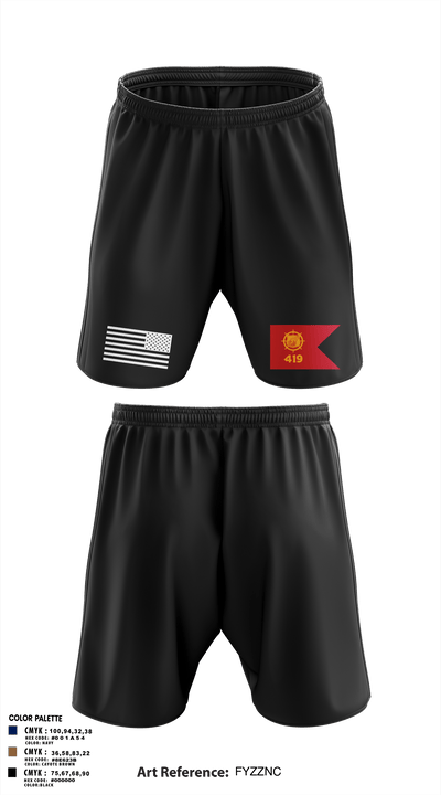 419th Transportation Company 77426737 Athletic Shorts With Pockets - 3