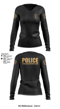MCPD CNT 24546522 Women's Long Sleeve V-neck Shirt - 108