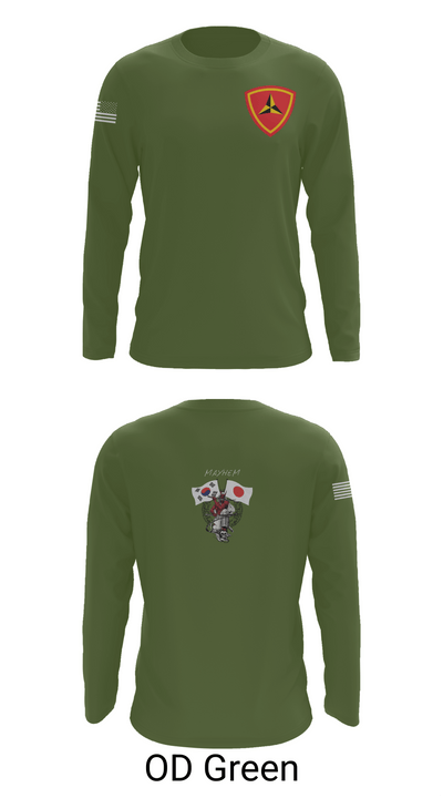 3/11 Mayhem 49305412 Long Sleeve Performance Shirt 46