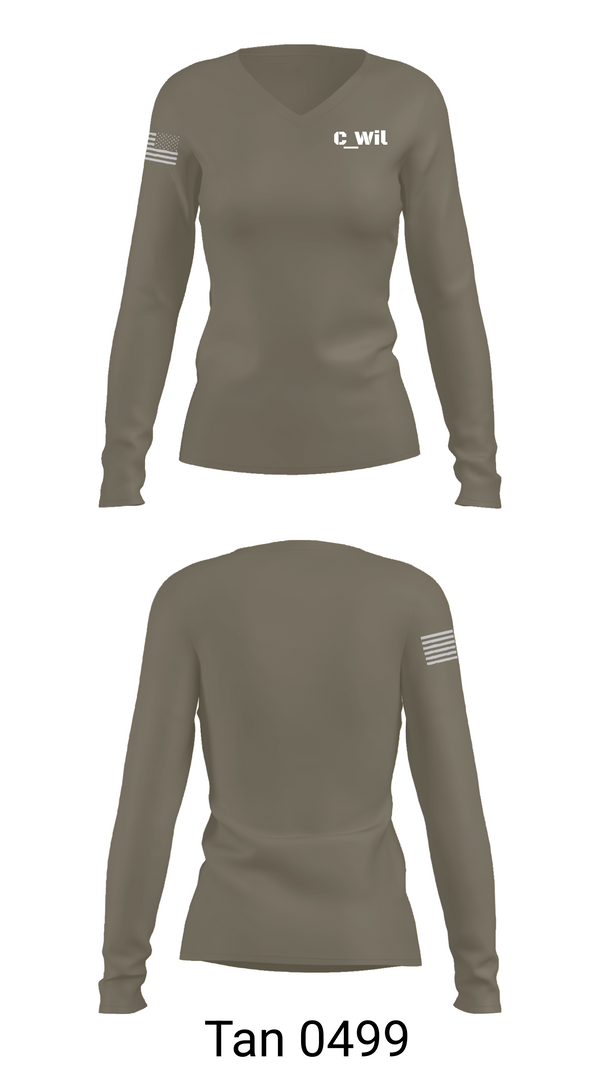 Womens Long Sleeve Vneck Shirt, C_Wil, , Teamtime, Team time, sublimation, custom sports apparel, team uniforms, spirit wear, spiritwear, sports uniforms, custom shirts, team store, custom team store, fundraiser sports, apparel fundraiser