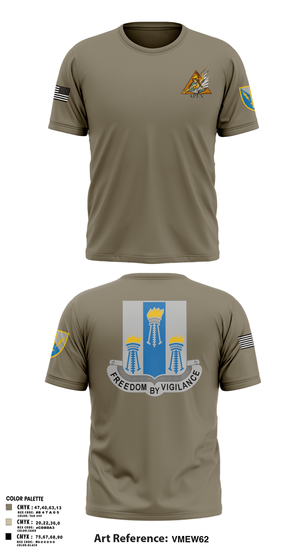 Old School Cotton Feel Shirt, Apex, 502d IEW BN, Army, Teamtime, Team time, sublimation, custom sports apparel, team uniforms, spirit wear, spiritwear, sports uniforms, custom shirts, team store, custom team store, fundraiser sports, apparel fundraiser