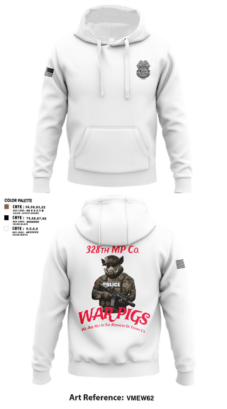 Hoodie, 328th MP Co., , Teamtime, Team time, sublimation, custom sports apparel, team uniforms, spirit wear, spiritwear, sports uniforms, custom shirts, team store, custom team store, fundraiser sports, apparel fundraiser
